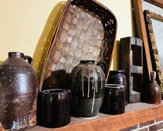 Southern pottery pieces
Located in the living room