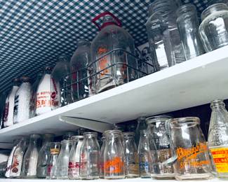 HUGE collection of ACL milk bottles. AL, GA, and many other states
Located in the “wash room” side door of house