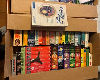 VHS tapes: Lucille ball, Mickey Rooney, family ties, and more