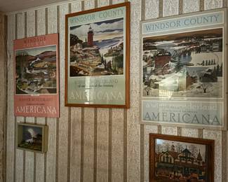 Windsor county Americana posters