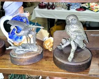 Irving Burgues pewter statues