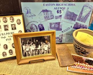 Much area collectibles.  "1971 Fillmore" class picture, Easton, MO, Weston, MO and North Platte football picture 