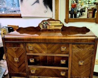 Vintage 1920-30's Art Deco sideboard