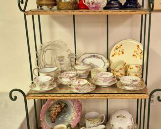 Much glassware, china, pottery and figurines