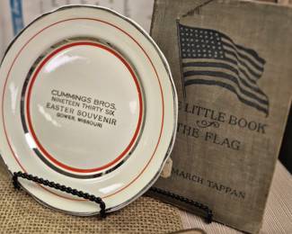 "Cummings Brothers 1936 Easter Souvenir Gower, Missouri" plate