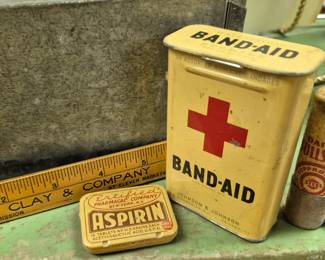 "John Clay and Company", "Band-Aid", "Certified Pharmacal Company" and "Daisy Bulls Eye"