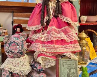 Vintage toys and dolls. Vintage "BRU" Victorian-style doll