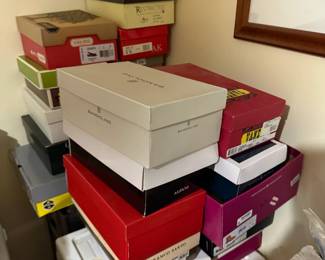 Many Unused Shoes/Boots, Sizes 9-9.5-10.