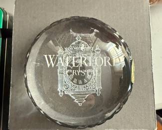 Marshall Field Collectibles Waterford paperweight