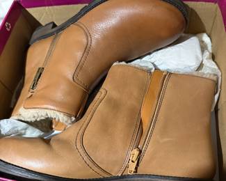 Many Unused Shoes/Boots, Sizes 9-9.5-10.