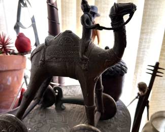 Metal African Pull Toy