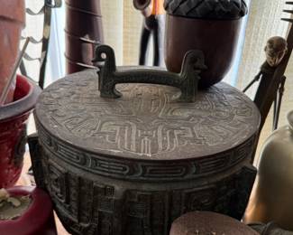 Metal Lidded Container