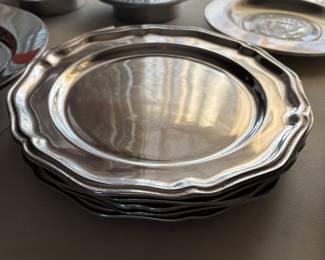 2 Sizes of Wilton Plates, Bowls, Pitchers, bread plate, serving platter, hinged coffee pot with hinged lid,