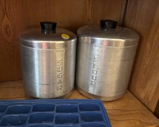 Vintage Metal Cannisters