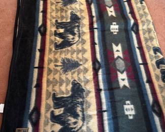 Cabin Fever Bear Blanket