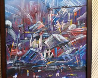 Haitian Acrylic - 2010 - signed