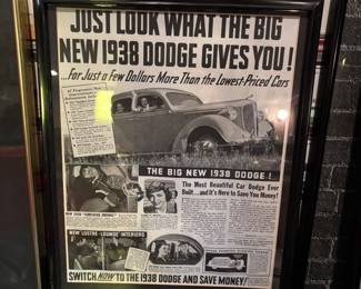 1938 Dodge Poster