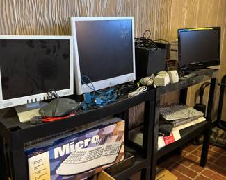Monitors, Keyboards , Reels, TVS