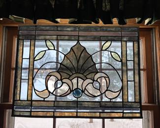 Stained glass window from Stone Church Independence. 