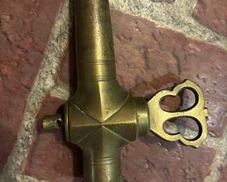 French Wine Barrel, brass/bronz Spigot
