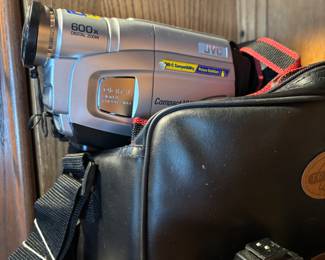 JVC Movie Camera 600X and accessories