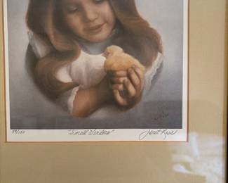 Signed and numbered (59/159) print by Janet Ross