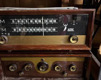 Vintage Altec Receiver and Amplifier 1950-60's