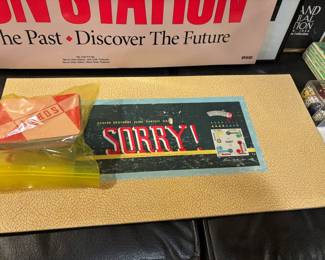 Vintage Games; Sorry, Monopoly, Checkers, Parchisi, Scrabble, Pick Up Sticks,