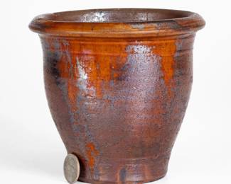 Glazed Redware Jar, Greene County, TN, circa 1820-1880. ($250-$400)
