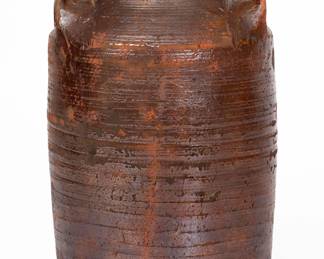Glazed Redware Jar, probably Hawkins County, TN, circa 1800-1840. ($400-$600)
