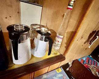VINTAGE COLLECTIBLE CORNING WARE COFFEE POTS