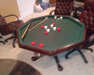 Poker Table bumper pool