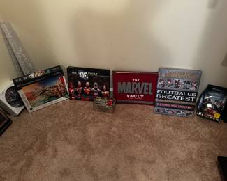 Books games puzzles
