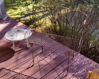 Antique  Victorian Garden Bench