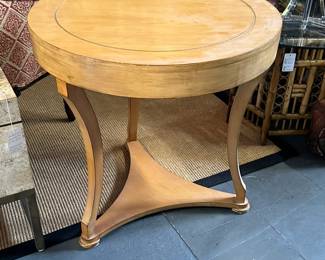 Vintage Kreiss gueridon, c. 1980.