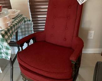 Unique set of mid century chairs 