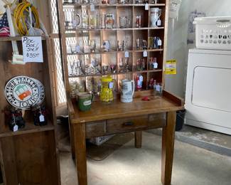 US Post Office letter sorting table. This is an awesome piece!