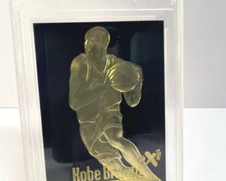 008 1996-97 Skybox EX 2000 Kobe Bryant Rookie - Black 23 Karat Gold, Graded WCG 10