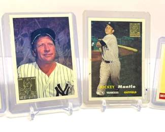 013 Collection of Mickey Mantle Baseball Cards