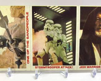 1980 Burger King Return of the Jedi ThreeCard Lot