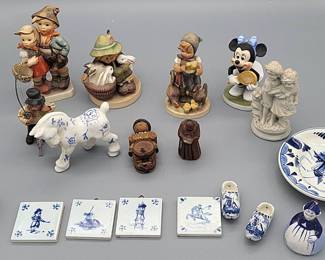 Delft Holland, Hummel, Disney, And Assorted Figurines