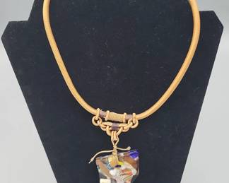 Dichroic Glass Necklace