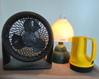 Two Lights And A Fan