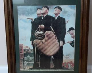 Norman Rockwell Bottom of the Sixth Framed Print