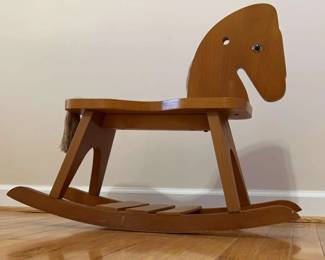 Ride On Wooden Rocking Horse