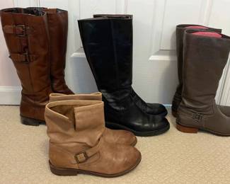 Womens Boots Four Pairs 