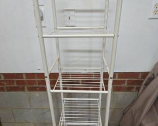Tall Skinny Metal Shelving Unit