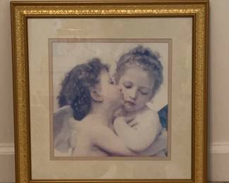 Heres A Kiss  framed print