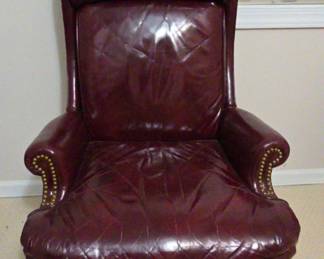 Sagefield Leather Red Leather Executive Office Chair