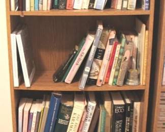 347 - Book Shelf w / Books - 58" x 24" x 9"